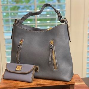 Dooney and Burke handbag with matching wallet